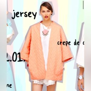 Pinko Uniqueness with Alessandra Facchinetti Harward  Kaban Quilted Palm Jacket